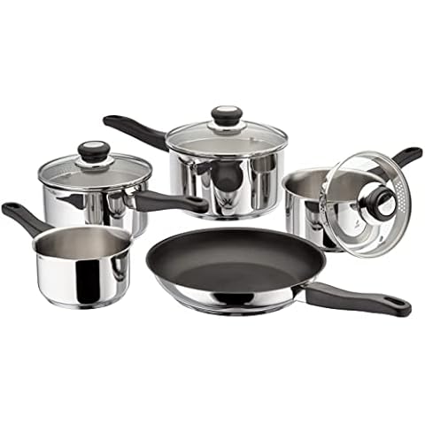 Judge Vista Set of 5 Stainless Steel Pans Cover