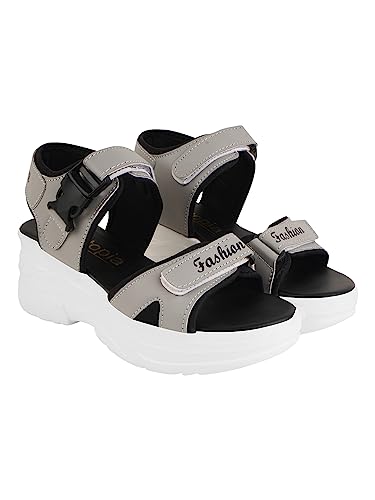 Shoetopia girls Live Grey Sandal - 4 UK (Girls-Live-Grey) (B0CQK5BXS8) Amazon Price History, Amazon Price Tracker