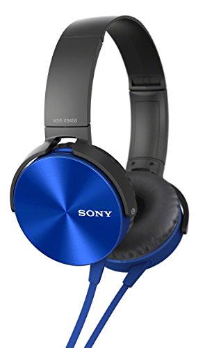 Sony MDRXB450AP Extra Bass Smartphone Headset (Blue)