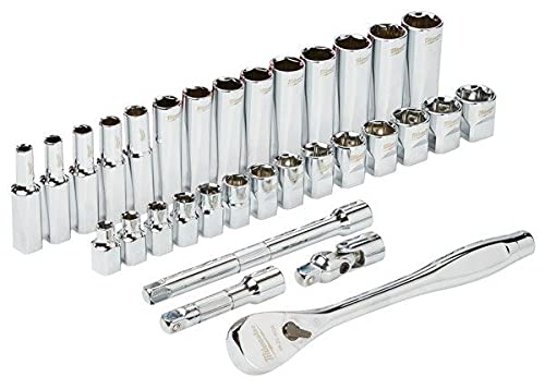 Best Cyber Monday 🔥 3/8" DRIVE 32PC RATCHET& SOCKET SET - METRIC