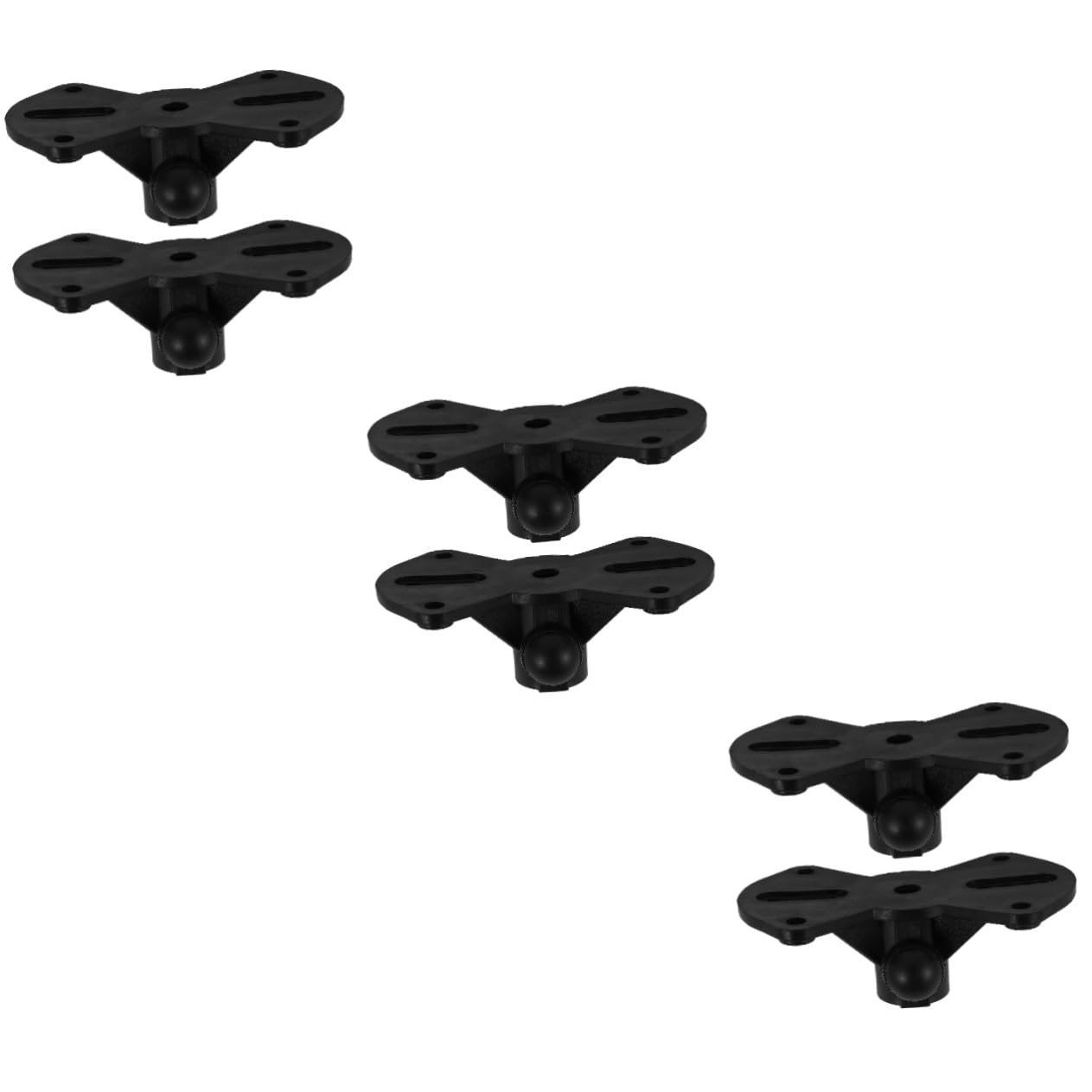 TOYANDONA 5sets Speaker Brackets Support Bases Desk Stand Speaker Stands for Wall 2pcs*5