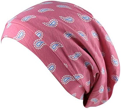 AlnormGirls Satin Lined Slouchy Beanie Cap with Premium Elastic Band