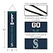 WinCraft Seattle Mariners Let's Go Mariners 8x32 Inch Vertical Wool Embroidered Hanging Banner