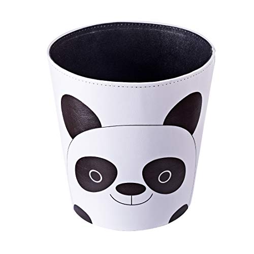 GODNECE - Cestino rotondo da ufficio, in pelle, 10...