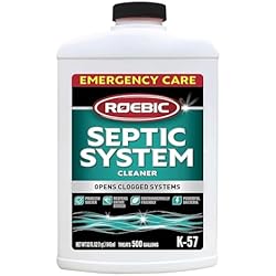 Roebic K-57-Q Septic System Cleaner: 32 Ounces, Cleans and Maintains Septic Systems for Optimal Performance