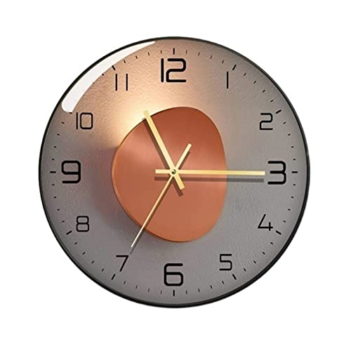 Horloges d'extérieur et de salon : grande horloge murale moderne et silencieuse