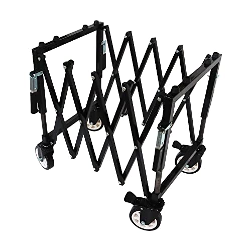 Carretilla de acero carbono para funerales con ruedas y frenos miniatura 5
