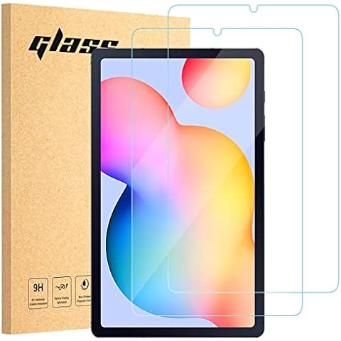 Whioltl [2-Pack ] Screen Protector for Samsung Galaxy Tab S6 Lite, Tempered Glass Film, Film 9h HD 10.4-Inch, [Case Friendly] [Easy Installation] SM-P610 / SM-P615, Compatible S Pen Cover