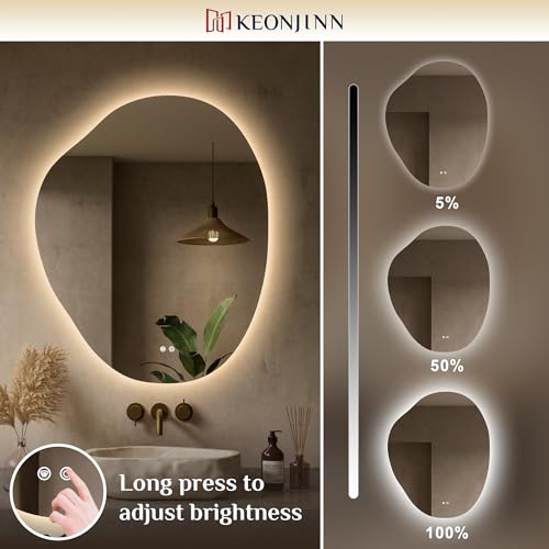 Luxury Bathroom Mirror Defogger LED