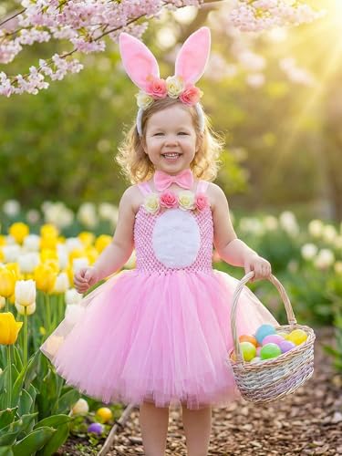 Disfraz de Conejo para Niñas con Tutu y Accesorios miniatura 3