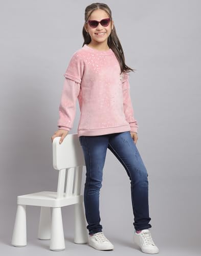 Image of Monte Carlo Girls Printed Round Neck Full Sleeve Sweatshirt (523063583)