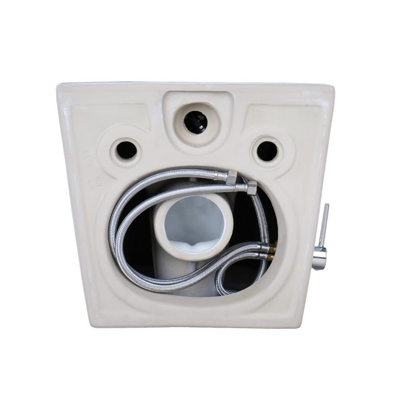 Belvit Inodoro colgante completo con función de bidé – Inodoro de pared blanco con taharet y Geberit UP100, tapa de inodoro con descenso automático, insonorización, placa de accionamiento, sistema
