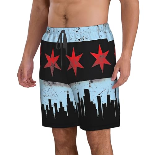 Dinosaur Nuggets Men's Swim Trunks Beach Shorts Quick Dry Hawaiian Swimming with Pockets2