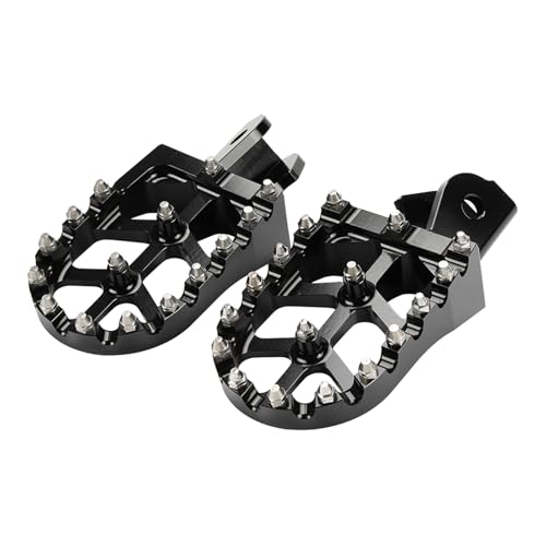 Repose-Pieds pour Moto CRF150F en Aluminium CNC et Large Plate-Forme Taillée dans la Masse