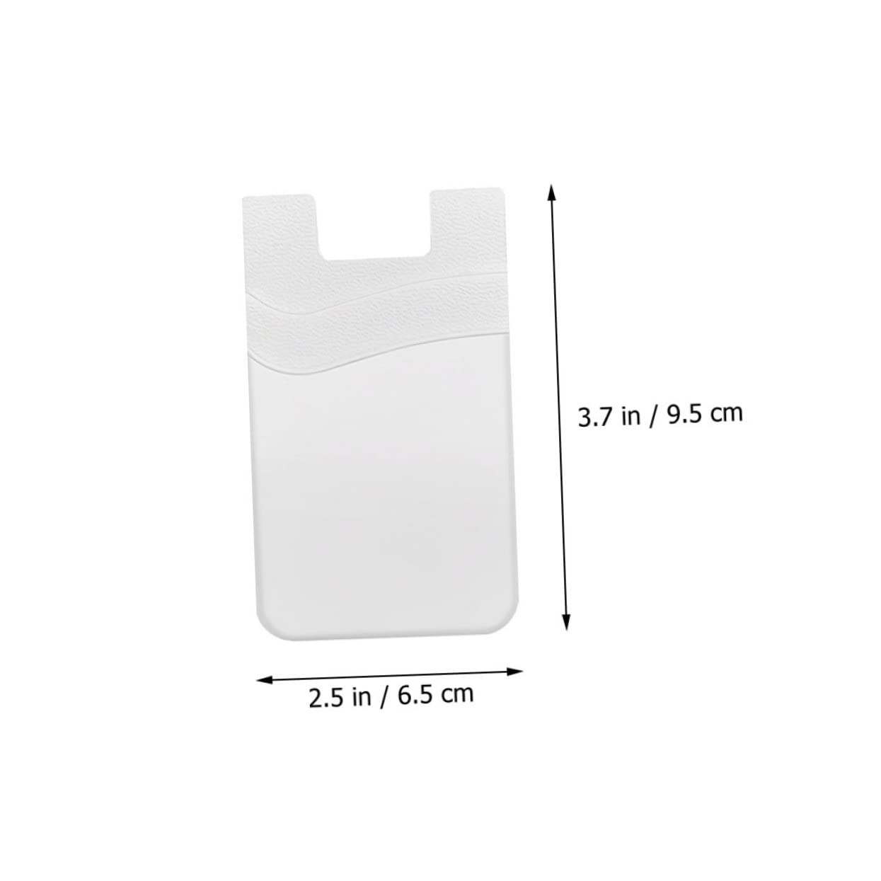Hemobllo 10pezzi Porta Carte Adesivo Per Smartphone Portafoglio Pratico Per Cellulare Antiscivolo e Creativo Adatto Tutti Modelli Di Telefono