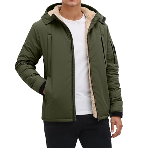 Blouson chaud doudoune homme impermeable veste de sport pour l'hiver
