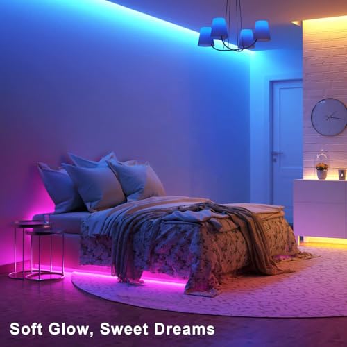 Image of 6.56FT RGB Neon Light Strip, 5V USB Led Strip Lights with Touch Controller, Flexible Neon Rope Lights for Bedroom, Party, Home Decor