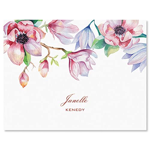 Current Catalog 618688 Magnolia Personalized Note Card Set thumb #2