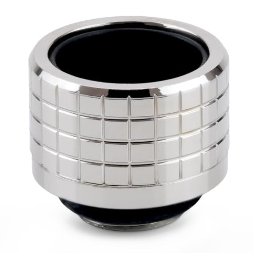 Image of Thermal Grizzly DeltaMate HT16 Hard Tube Fitting - Gloss Nickel - G1 /4 inch