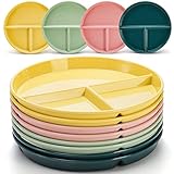 Unser Teller-Set ist in vier Farben erhältlich: Dunkelgrün, Armeegrün, Zitronengelb und Pink. Diese Kunststoffteller lassen sich leicht stapeln und nehmen wenig Platz in den Schrank ein. Bei der Reinigung einfach mit warmem Wasser und Seife abspülen oder in die Spülmaschine geben.