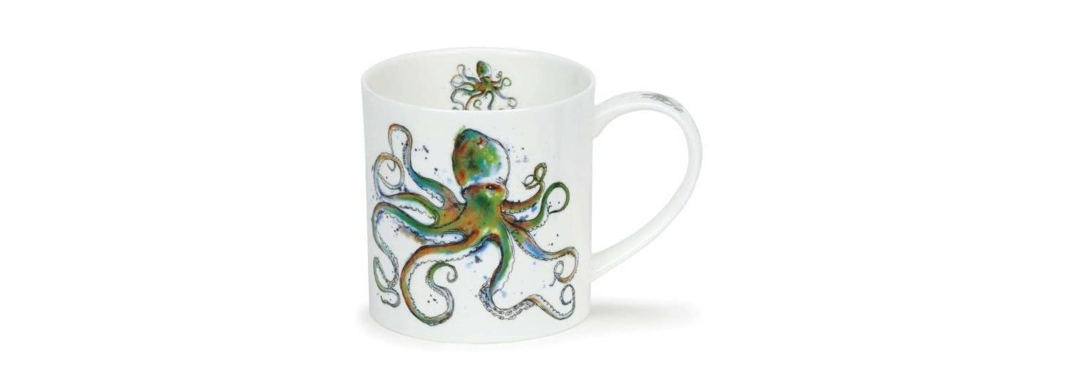 Dunoon Vibrant Colors Dollyhotdogs Tentacles Orkney Shape Mug
