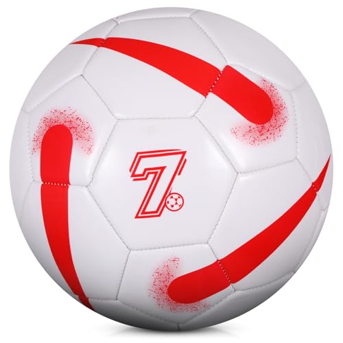 KWJEIULSOQ - Football pour enfants, unisexe, football, football officiel, taille 5, football, ballon d'entraînement, football extérieur, football professionnel, football pour enfants et