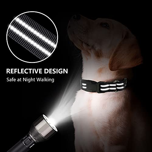 Collar Martingale para perros tamaño M color negro miniatura 3