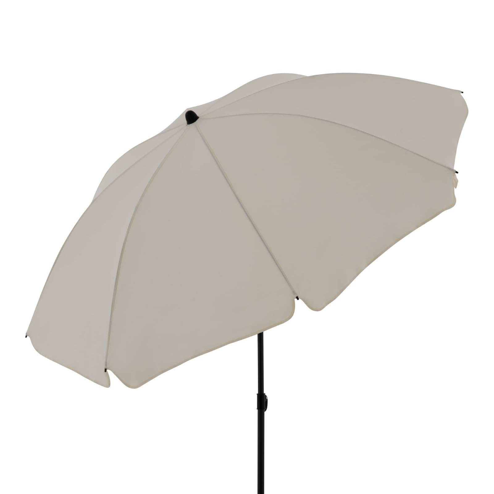 Derby Sombrilla I Sombrilla redonda para playa, balcón y terraza I Parasol regulable en altura I Con protección UV I Sombrilla plegable estable I Sombrilla de playa