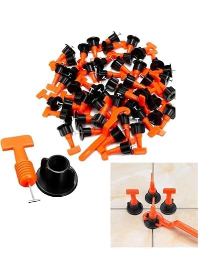 YARAENTERPRISE Tile Leveling System 50 PC Kit With Special Wrench Tile Leveling System 50 PC Kit 1