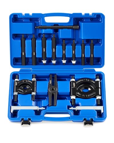 Orion Motor Tech 14 TLG Lagerabzieher Set Lager Abzieher Werkzeug Trennmesser Kugellager Kugelgelenk Lagerauszieher