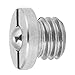 Stainless Steel Flanged Ball Plungers Set, M5x5 Threaded Spring Plungers, 5-Piece Mechanical Device Fasteners for Industrial Equipment