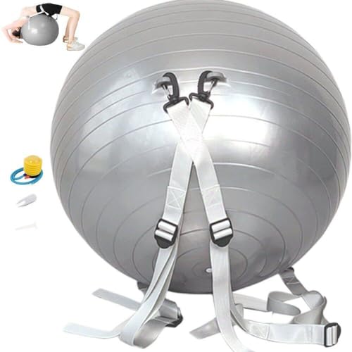 Équipement de danse pilates avec ballon de yoga gonflable et sangle - 5