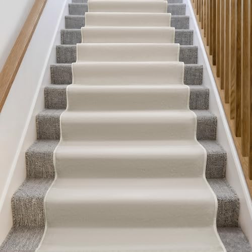 BALAPET Thickened Non-Slip Carpet & Floor Protector, 20Ft×2.5Ft Stair Protectors for Carpeted Stairs, Stair Hallway Runner Rug Suit for Bedrooms Living Rooms Balconies Entryways