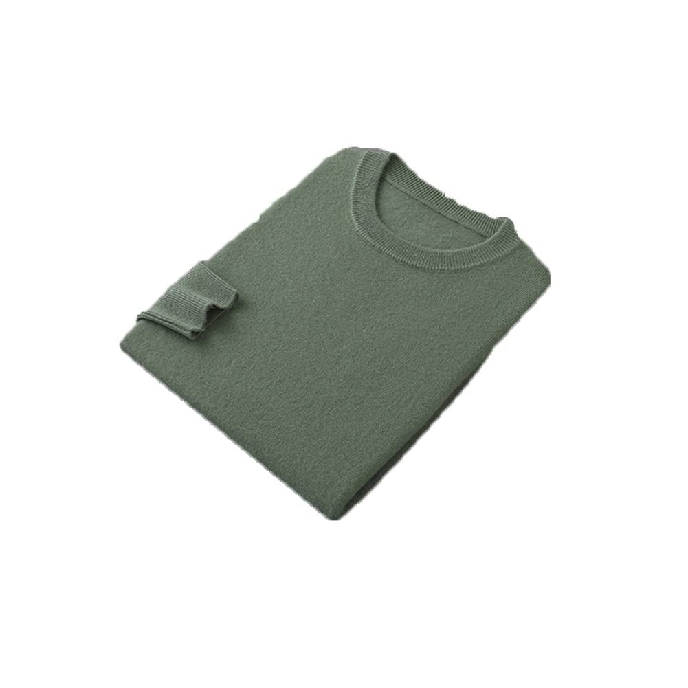 Pull Homme 100% Cachemire – Col Rond, Maille épaisse, Fabriqué En Italie, Neuf Avec étiquettes