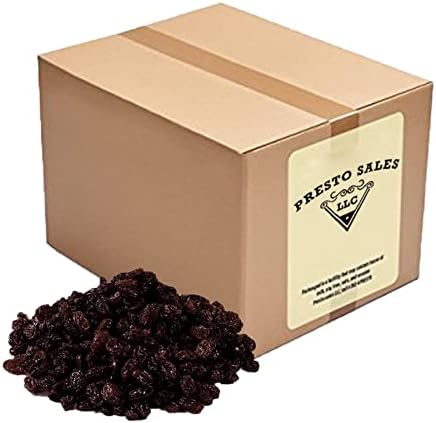 Raisins, Thomson Select South Africa Seedless Packaged in a 10 lbs. (160 oz.) bag/box, Keto, Vegan, No Added Sugar, Kids and Adults Energy Boost snack, Luscious, Gluten Free by Presto Sales LLC