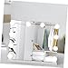 Yardenfun 1set USB Makeup Mirror Light Led Bulbs Color Settings Easy Install Vanity Lighting for Makeup in Dark Environments No Tools Required