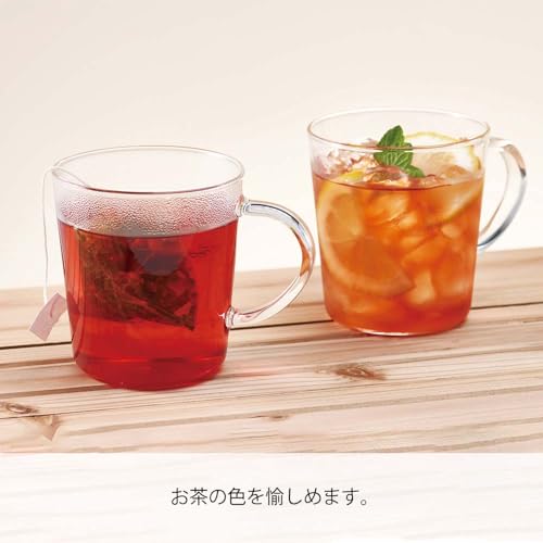 Set de 2 vasos de vidrio Hario Straight de 300 ml miniatura 4