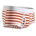 DOGZI Herren String Baumwolle Thong Slip - Sexy Low Rise Tanga Gedruckt UnterwäSche - Niedrige Taille Unterhosen MäNner - Boxershorts Herren Unterhosen MäNner Baumwolle,Orange,XL