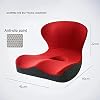 DKULMN Seat Cushion for Office Chair,Seat Cushion for Office Chair Memory Foam Firm Cushion,Seat Cushion & Lumbar Support Pillow for Office Chair, Car,Red