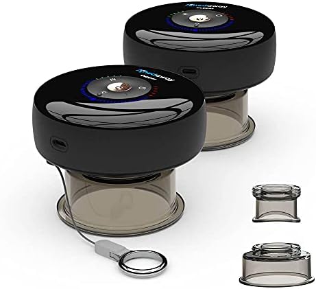 ACHEDAWAY Cupper(Pair) - All New Smart Cupping Therapy Massager with Red Light Therapy