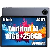 Ulefone TAB A11 PRO Unlocked Android 14 Tablet (WiFi+Cellular), 11” Display, MediaTek Helio G99 O...