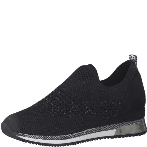 Marco Tozzi Sneaker da Donna, 2-24724-44, Nero, 38 EU, Nero, 38 EU