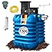 Produktbild 4rain MODULARIS Erdtank-Paket 7500 Liter Garten-Comfort - Regenwassertank unterirdisch erweiterbar, Platzsparend & Nachhaltig, Inklusive Tauchdruckpumpe & Zubehör