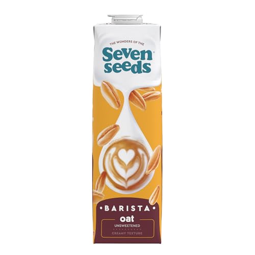 Seven Seeds Oat drink Barista Blend. Creamy Texture. For Coffee & Latte Art. Dairy and Lactose free. 1 Litre.