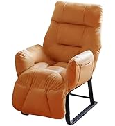 Amazon | [SAQIANRE］ リクライニングチェア 一人掛け 折りたたみ 座椅