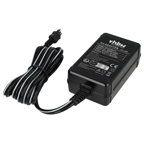 vhbw 1x Alimentation Compatible avec Sony caméscope FDR-AX53, DCR-TRV280, FDR-AX53E, DCR-SX85E, DCR-TRV480 Appareil Photo numérique - 2m