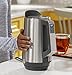 GE Electric Kettle | 6 Cup Capacity | Digital Temperature Control | Boils Water for Tea, Coffee in Minutes | Countertop Kitchen Essentials | 1500 Watts | Stainless Steel