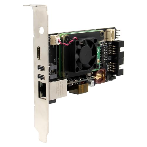 Ya en mundofriki.es: Geekworm X651 KVM Over IP Kit PCIe Version Support KVM V3 PoE ATX CSI for Raspberry Pi Compute Module 4 (no Incluye Raspberry Pi CM4)