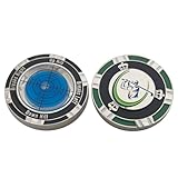 Golf-Lesegerät – Wasserwaage, Golfballmarker, hochpräzise, grüne Lese- und Ballmarker für präzises Putten, multifunktionales Nivellierwerkzeug für Gartenarbeit, Architektur, Golfplatz
