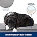Barkbox Orthopedic Dog Bed with Memory Foam, Premium Comfort for Dogs and Puppies, Dog Bed for Joint Relief and Restful Sleep, Durable and Easy to Clean - Grey, Small